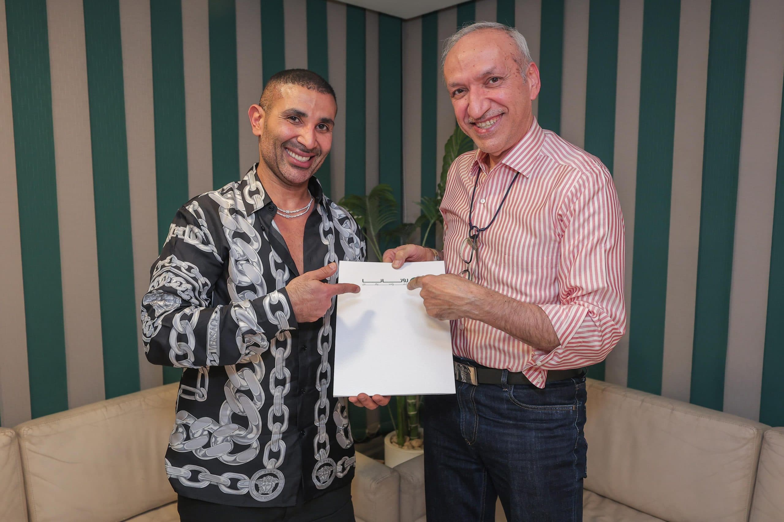 روتانا تحتضن صوت أحمد سعد