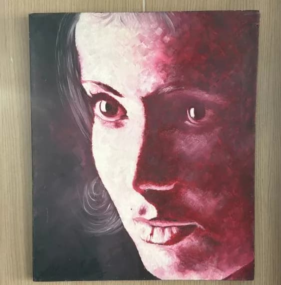 أحمد حلمي ينشر رسمة لزوجته منى زكي ويعلق: رسمتها سنة 1999