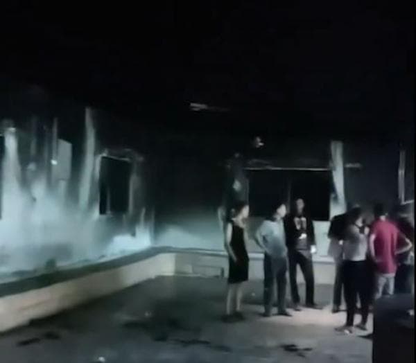 إحراق مقر انتخابي لمرشح في إربد