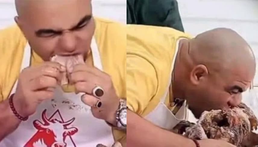 جزائري يلتهم خروفاً في 30 دقيقة | فيديو