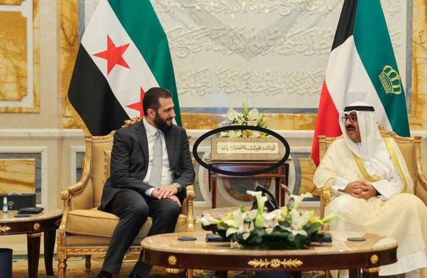 "لو دامت لغيرك ما اتصلت إليك".. جملة خلال اجتماع الشرع وأمير الكويت تثير تفاعلا
