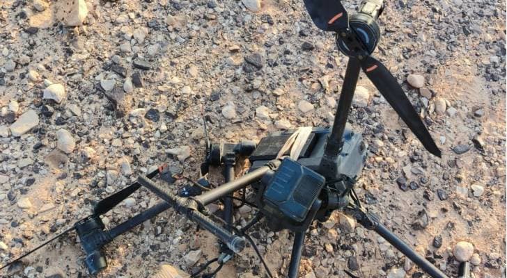 إحباط محاولتي تهريب مواد مخدرة محملة بواسطة طائرتين مسيّرتين