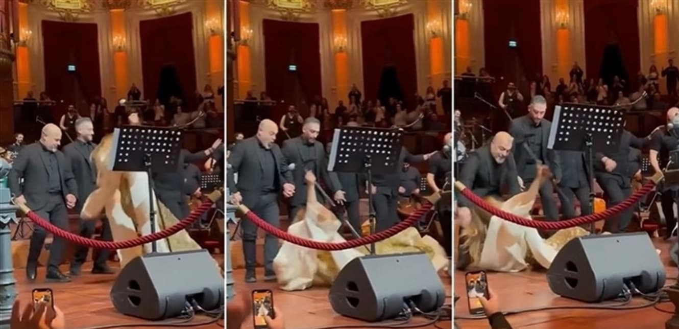 بعد فيديو سقوطها على المسرح.. الشامي لنجوى كرم : سلامتك يا ست الكل