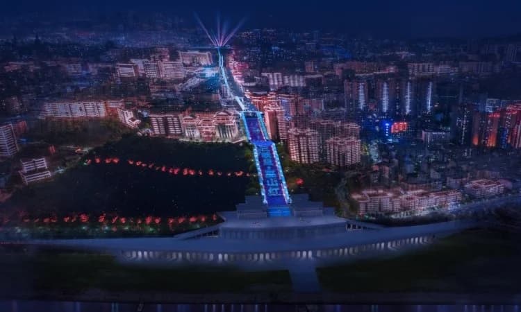 الصين تدشن أطول سلم خارجي في العالم