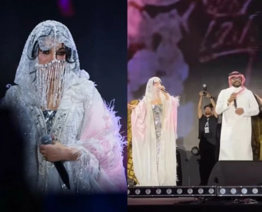 هيفاء وهبي تشعل مهرجان "واو الرياض" بإطلالة سعودية تراثية