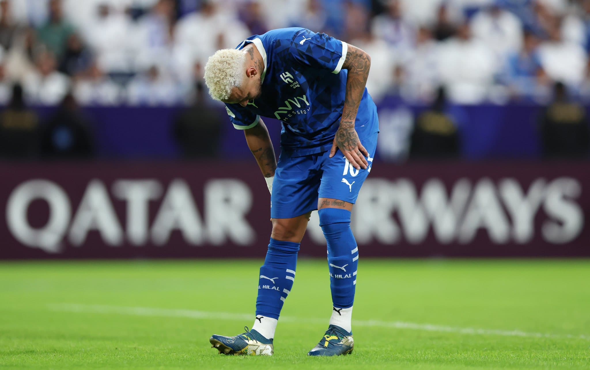 صدمة في الهلال.. نيمار يتعرض لإصابة جديدة بعد 29 دقيقة لعب