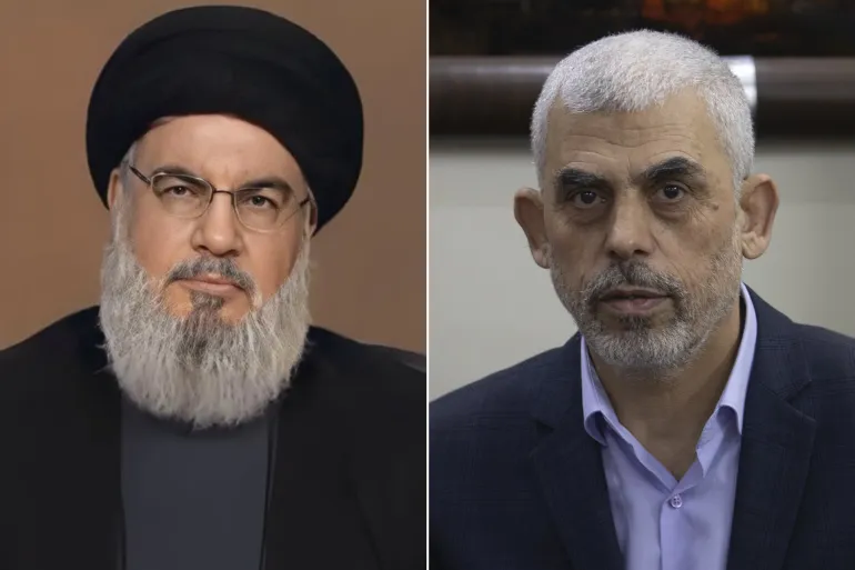 السنوار يوجه رسالة لنصر الله.. تعرف على مضمونها ؟!