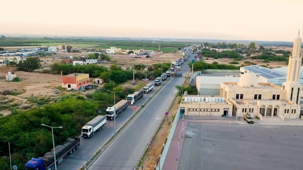 118 شاحنة جديدة من الأردن إلى غزة تحمل مساعدات غذائية وصحية وإيوائية