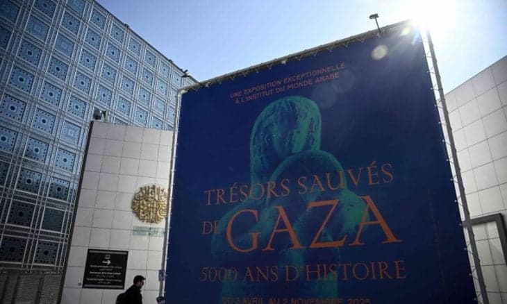 عرض “كنوز غزة المُنقذَة” في معهد العالم العربي بباريس