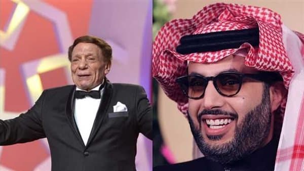 تركي آل الشيخ يزور عادل إمام